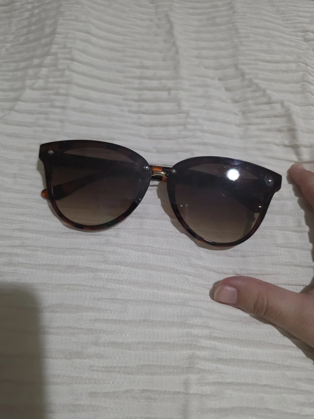 Tortoiseshell Gradient Lens Women's Sunglasses